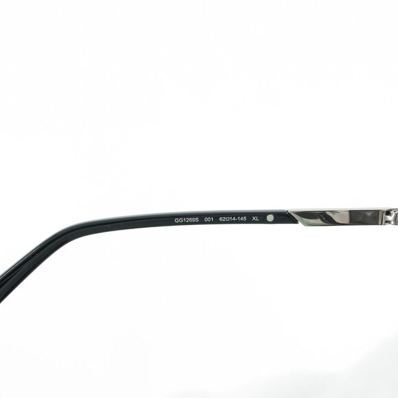 Gucci GG1289 Navigator Sunglasses Silver Gray OS - Picture 10 of 16